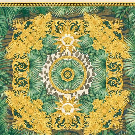 tapete versace palmen|versace green wallpaper.